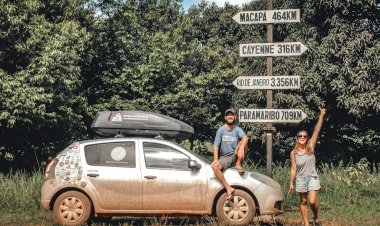 CASAL DE JORNALISTAS INICIA EXPEDIÇÃO DE UMA PONTA À OUTRA DAS AMÉRICAS EM CARRO POPULAR