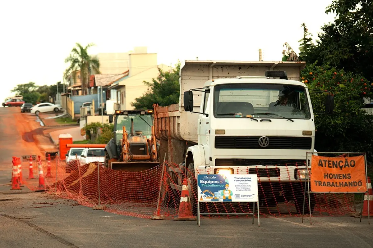 Corsan mobiliza 54 frentes de obras em seis municípios da Serra Gaúcha